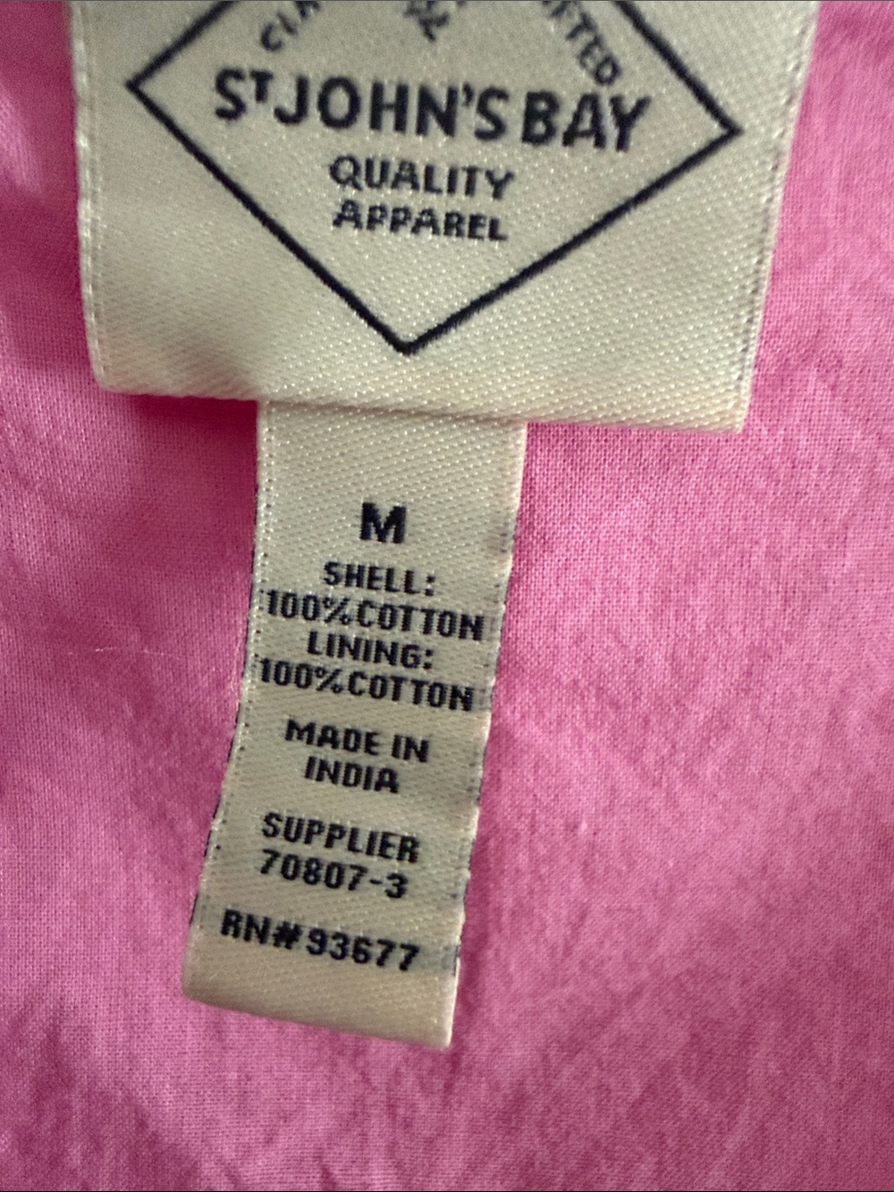 St. John's Bay Pink Eyelet V-Neck Ruffle Sleeve Mini Dress - Picture 16 of 16